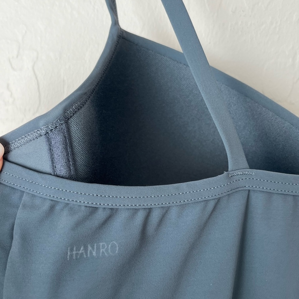 Hanro allure cami bra tank top blue grey 38A NWOT - Picture 5 of 9